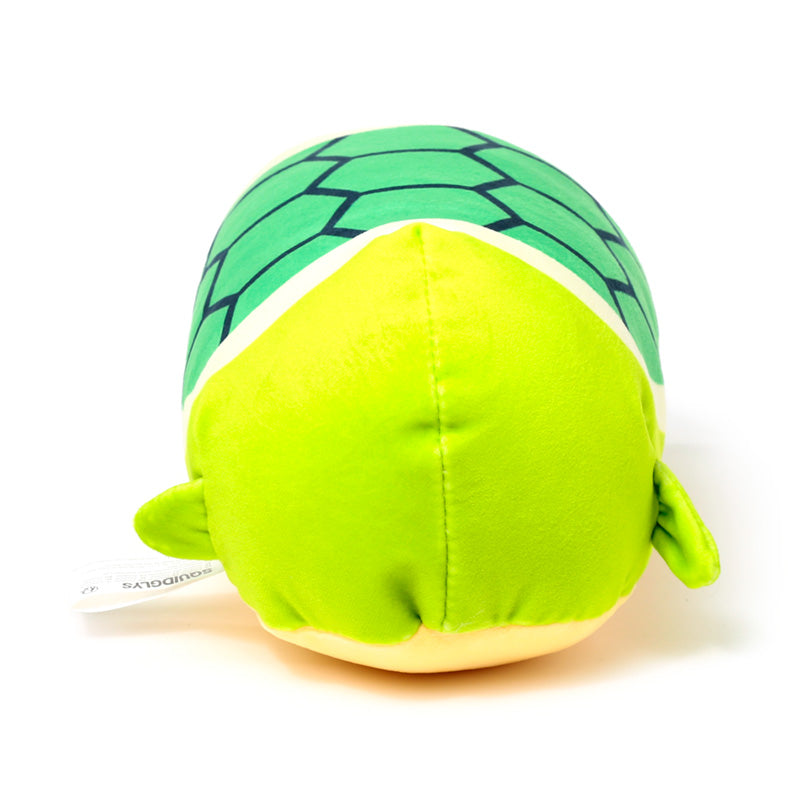 Squidglys Plush Toy - Adoramals Altas the Turtle in a cozy setting