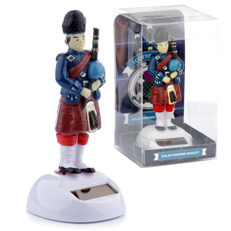 Unique Solar Pal - Scottish Piper for indoor decor