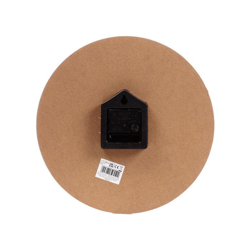 Lisa Parker Cat and Kitten Wall Clock displayed on wall