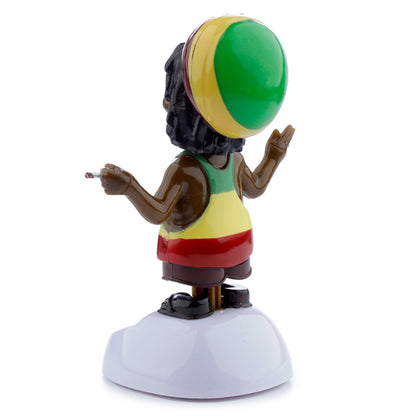 Whimsical Solar Pal - Rasta ornament