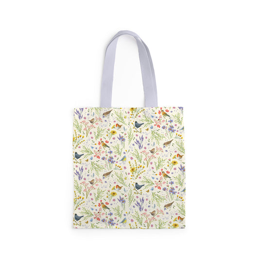 Jan Pashley Wings & Wildflowers Tote Shopping Bag