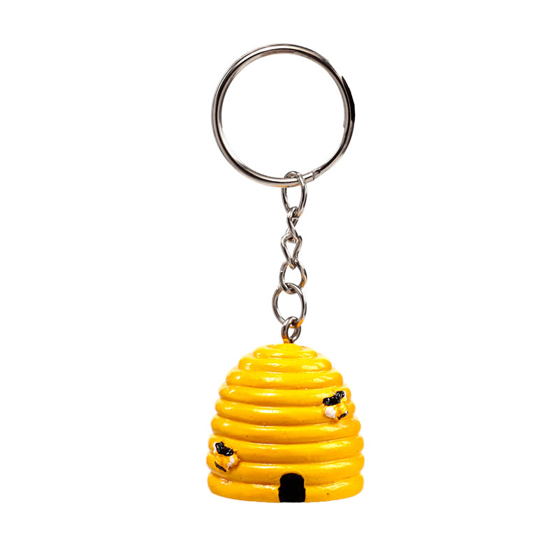 Nectar Meadows Beehive Novelty Keyring detailed design