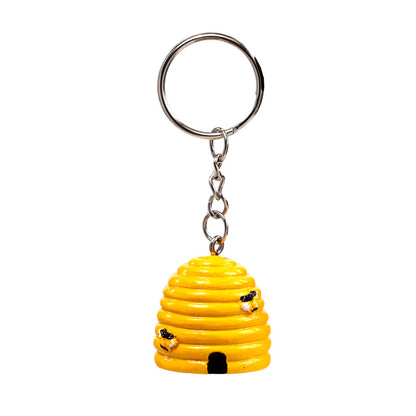Nectar Meadows Beehive Novelty Keyring detailed design
