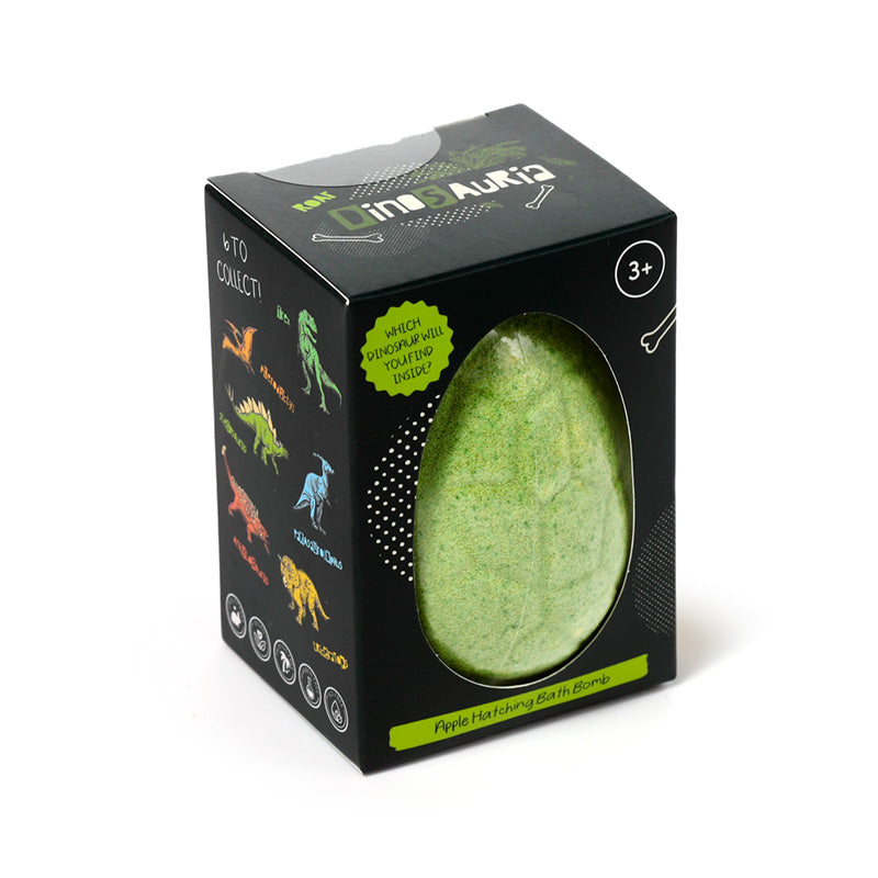 Vibrant Colors of Hatching Dinosaur Bath Bomb