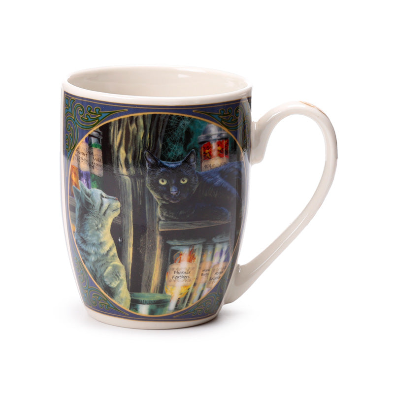 Lisa Parker Cat Mug with tea