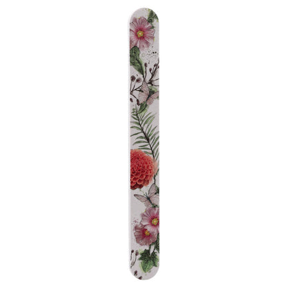 Butterfly Meadows Nail File with floral accents
