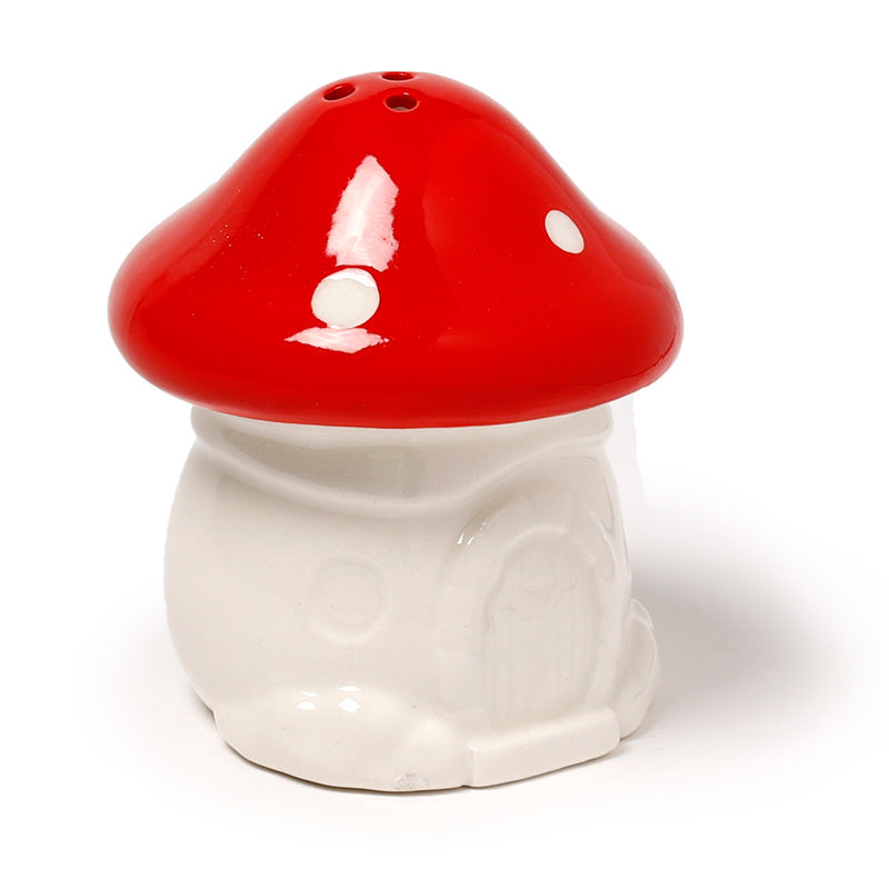 Ceramic Toadstool Salt and Pepper Set for Home Decor