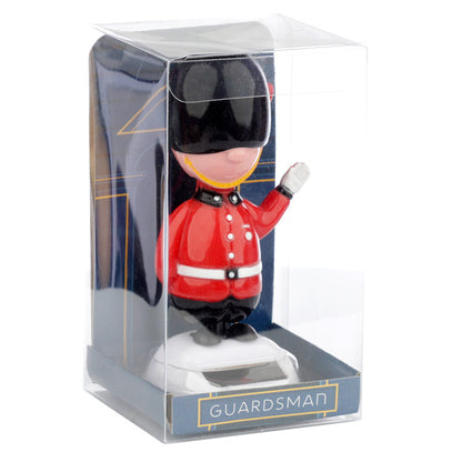 Close-up of Solar Pal London Guardsman ornament