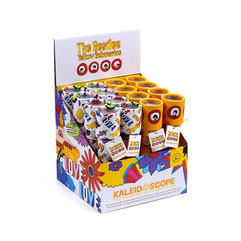 Kaleidoscope featuring The Beatles Yellow Submarine design