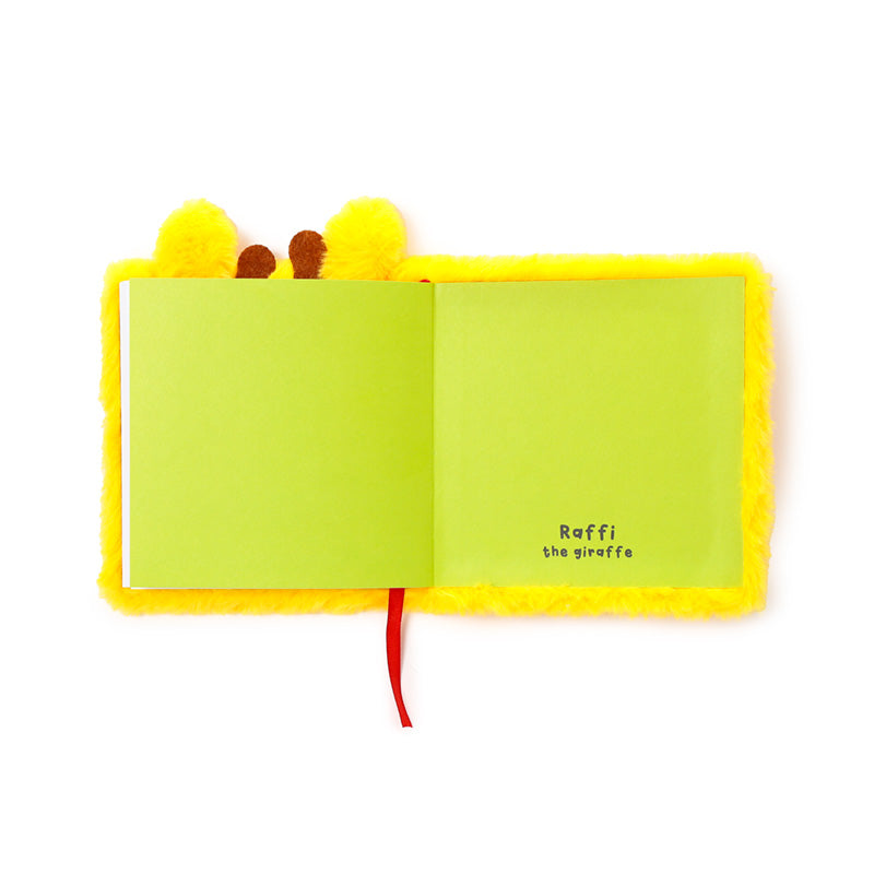 Adoramals Raffi the Giraffe Plush Notebook - Decorative Accent