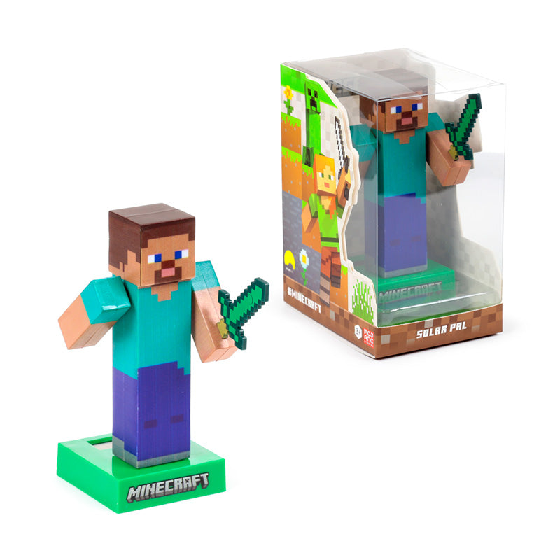 Solar Pal - Minecraft Steve collectible gift