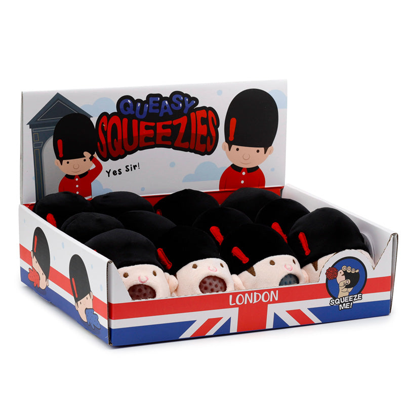 Queasy Squeezies Fidget Toy - London Guardsman front view