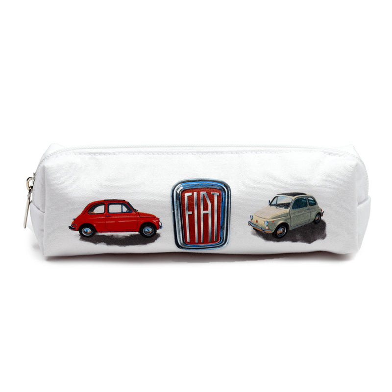 Fiat 500 Canvas Pencil Case - Lifestyle Image