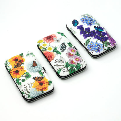 Elegant Butterfly Meadows manicure set displayed