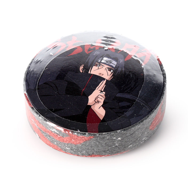 Naruto Compressed Travel Towel in use