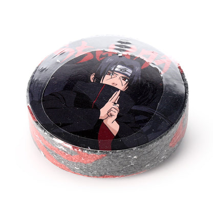 Naruto Compressed Travel Towel in use