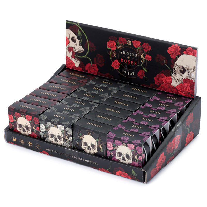 Skulls and Roses Lip Balm product display