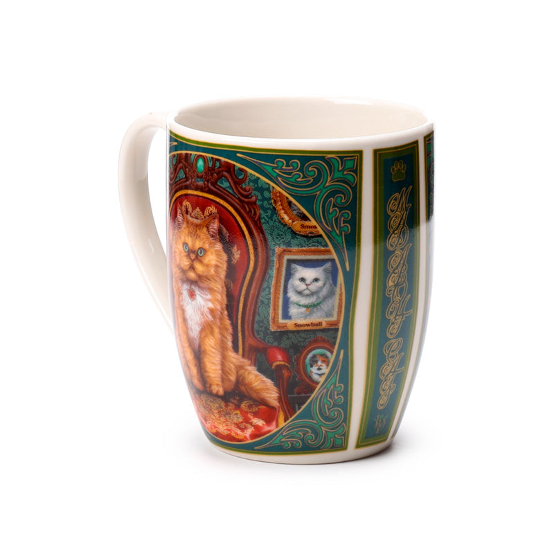 Lisa Parker Mad About Cats Mug in a gift setting