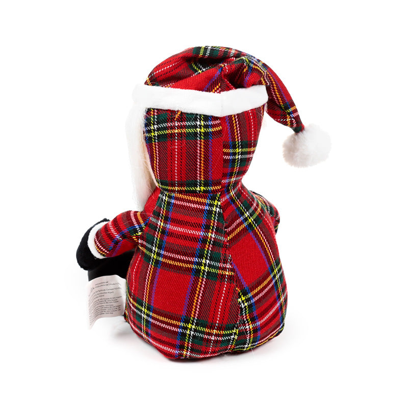 Scottish Tartan Gonk Door Stop on display