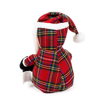 Scottish Tartan Gonk Door Stop on display