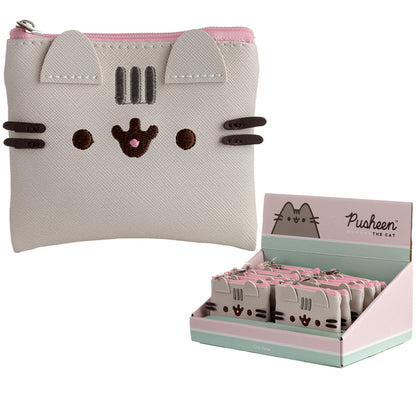 Pusheen the Cat Shaped Change Purse with coins