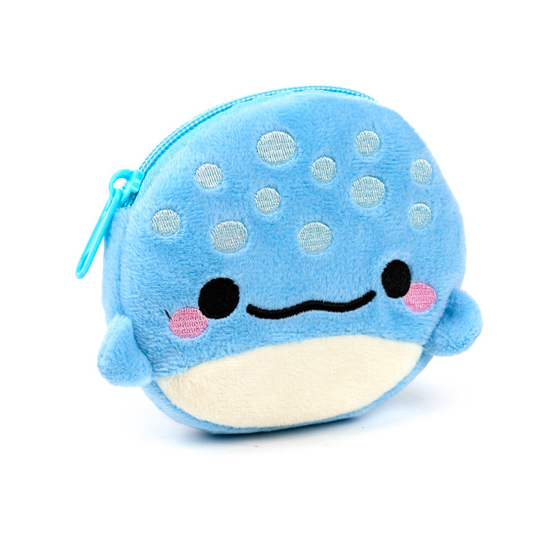 Adoramals Ocean Plush Change Purse with coins