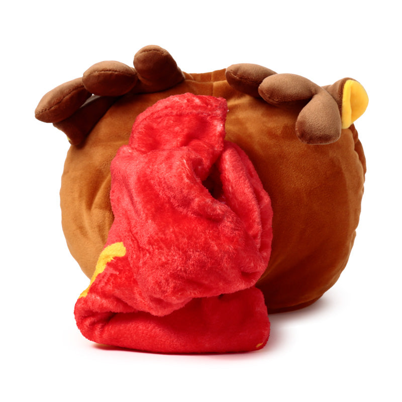 Festive Rudolph design on Blankeazzz Plush Toy and Blanket
