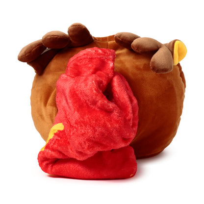 Festive Rudolph design on Blankeazzz Plush Toy and Blanket