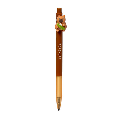 Charming Capybara pencil in a creative workspace