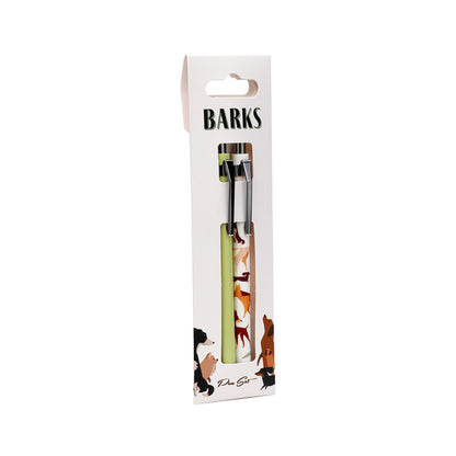 Barks Dog Pen Twin Set - Decorative Writing Accessories