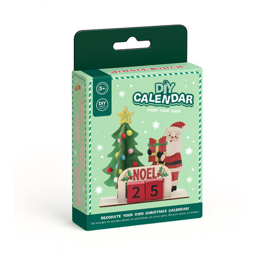 Colour Your Own 3D Wooden Calendar - Christmas Jingle Bunch