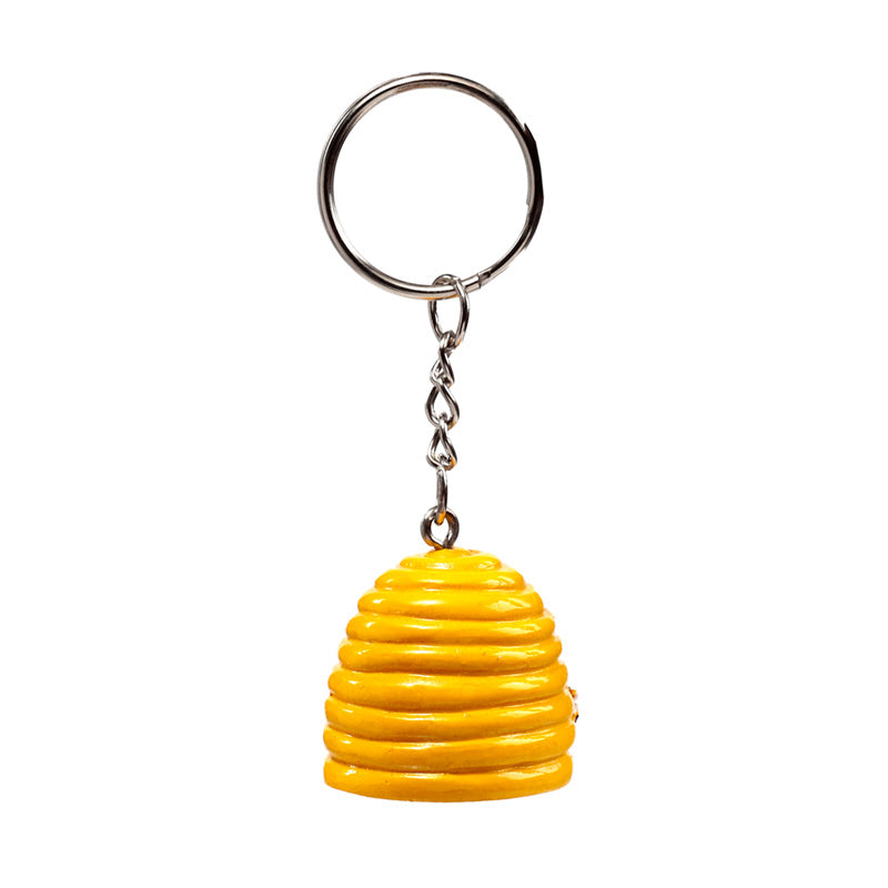 Nectar Meadows Beehive Novelty Keyring on keychain