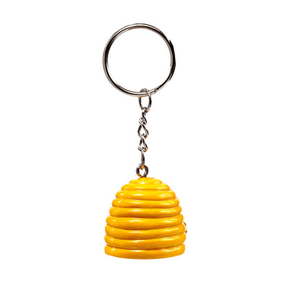 Nectar Meadows Beehive Novelty Keyring on keychain