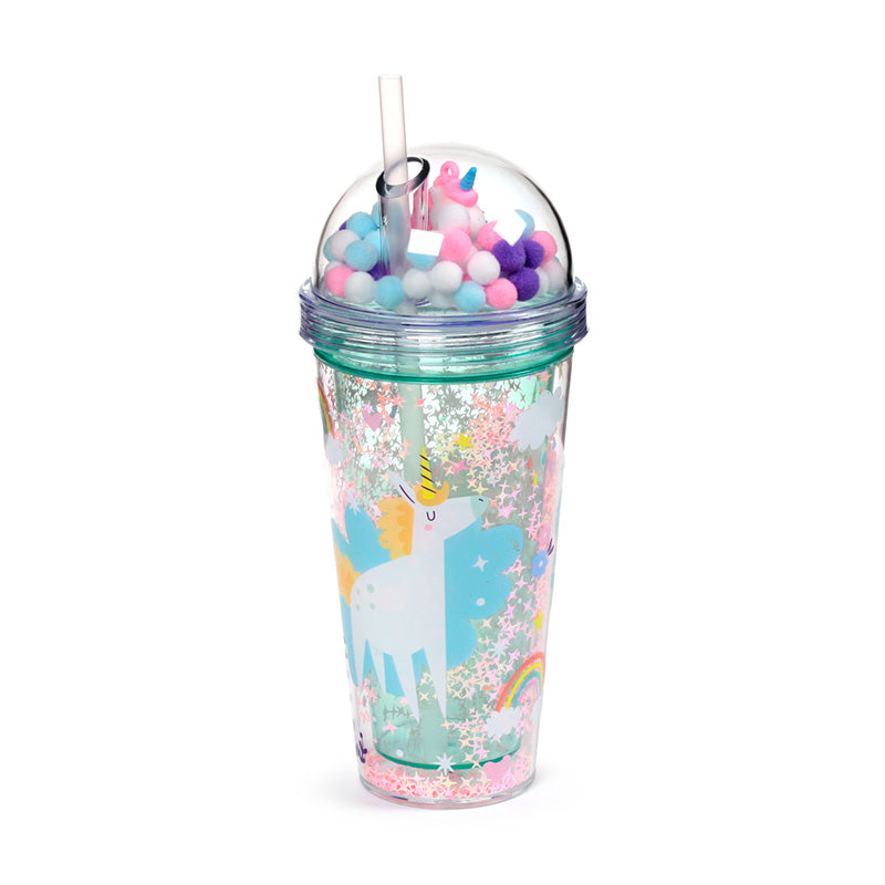 Unicorn Magic Cup with Colourful Drink