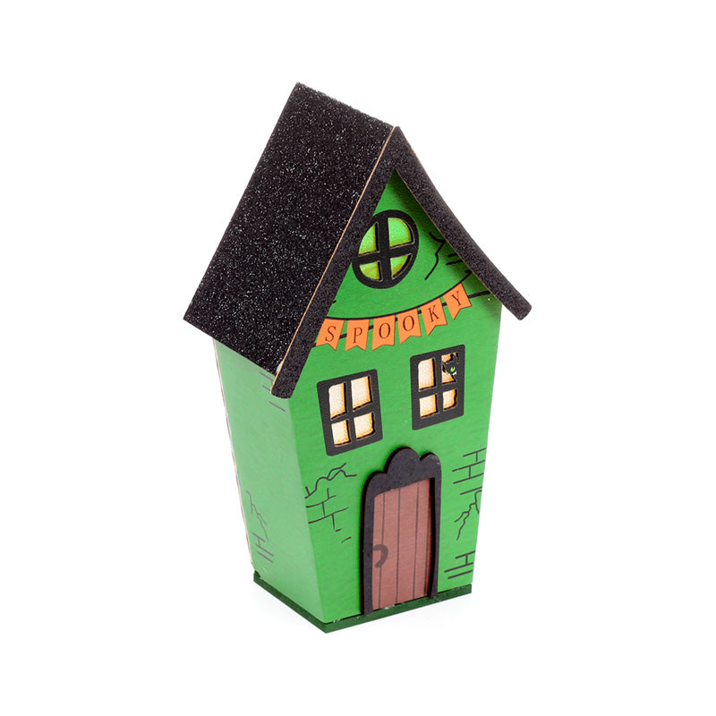 LED Tall Spooky House Halloween Decoration