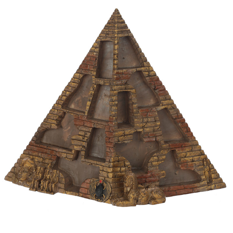 Novelty Pyramid Display Stand showcasing collectibles