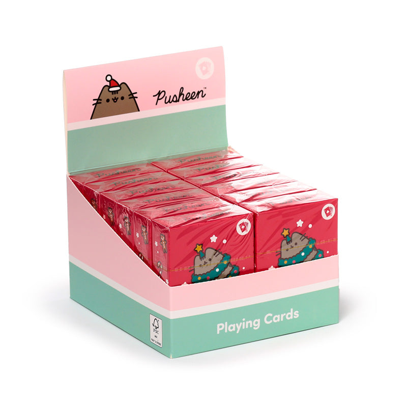 Pusheen-themed collectible playing cards for gifting