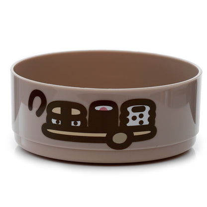 Pusheen the Cat Bento Round Stacked Lunch Box - Open with Food