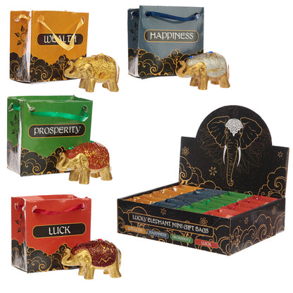 Cute collectable glitter elephant figurine