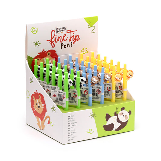 Hug Me Zooniverse Fine Tip Pen with whimsical topper