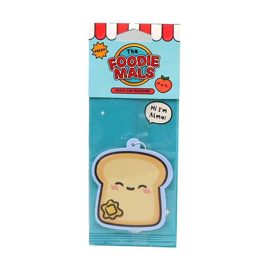 Peach Scented Foodiemals Toast Air Freshener