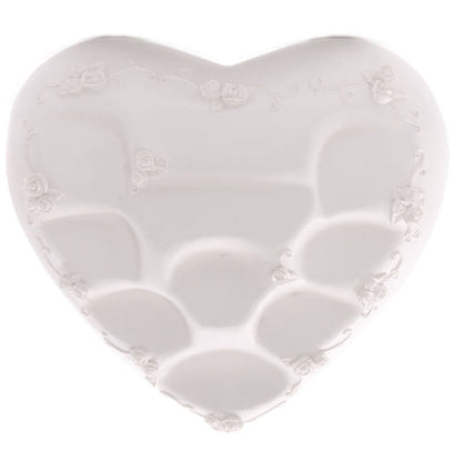 Cute novelty white heart shaped tiered display stand