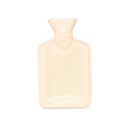 Cozy plush cover of the Christmas Highland Coo hot water bottle