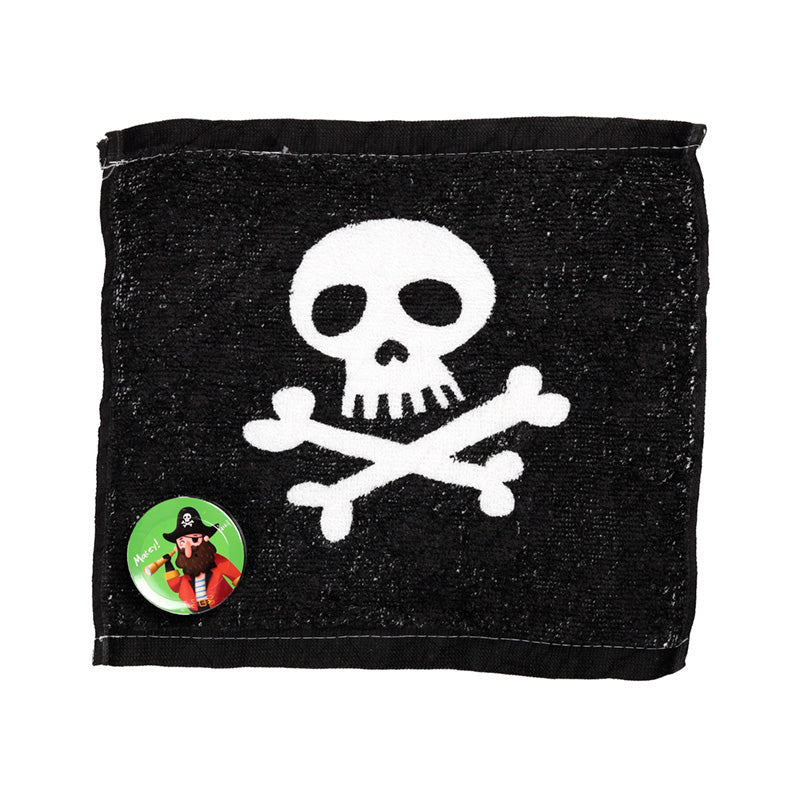 Jolly Rogers pirate towel ideal for camping