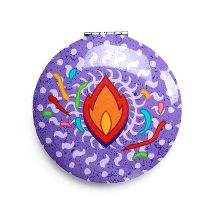 Portable Day of the Dead Compact Mirror