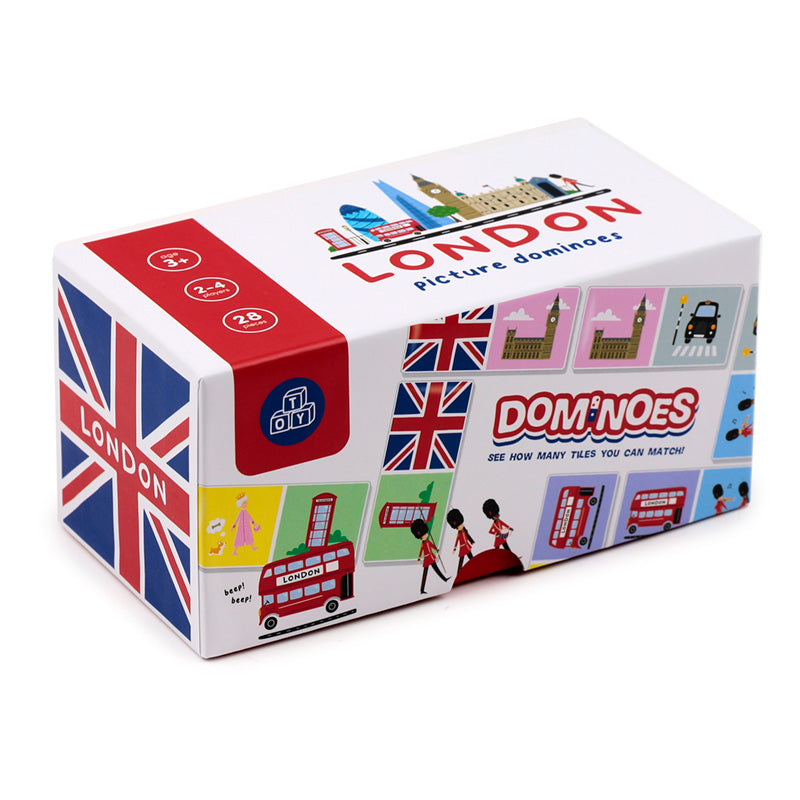 Kids Dominoes Set featuring London landmarks