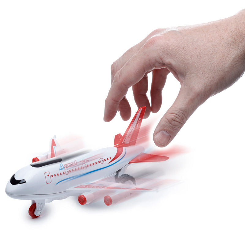 Durable Jumbo Jet Aeroplane Toy with Lights
