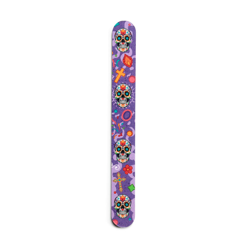 Durable Day of the Dead Nail File with cultural design