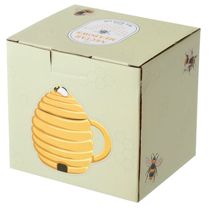 Beehive Shaped Ceramic Mug with Lid - Collection Display