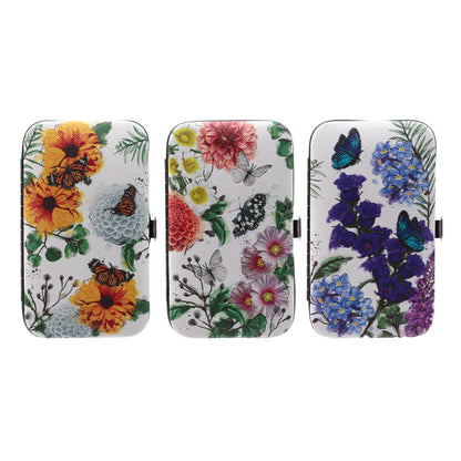Butterfly Meadows manicure tools in stylish case